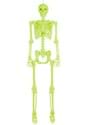 5FT Poseable Crazy Bones Skeleton in Green Decoration