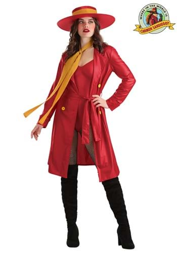 Womens Carmen Sandiego Bodysuit Costume