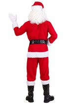 Adult Flannel Santa Claus Costume Alt 1