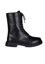 Adult Black Combat Boots  Alt 4