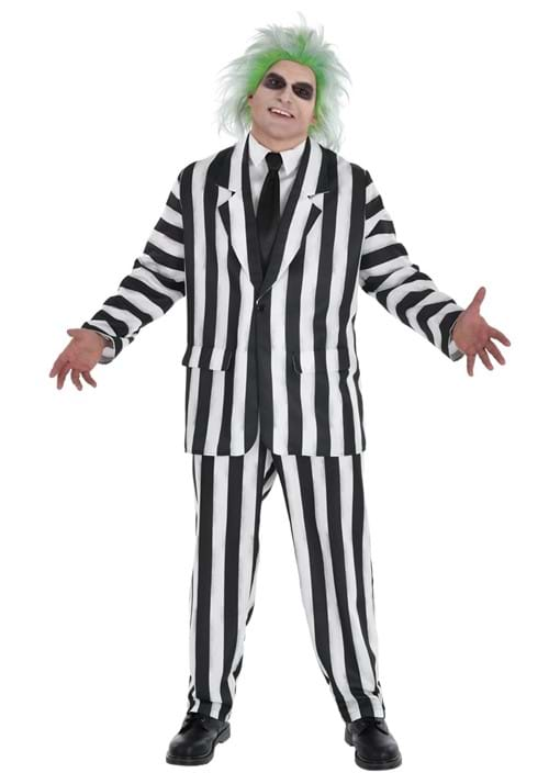 Mens Beetlejuice Suit Classic Costume