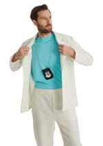 Mens 80s White Miami Cop Costume Suit Alt 1