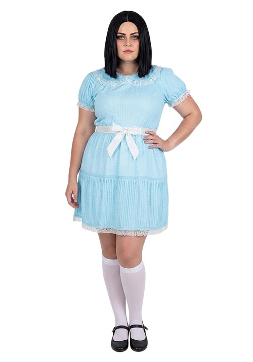 Plus Size Deluxe Creepy Twin Sister Costume for Women update