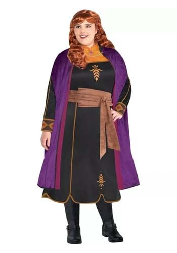 Plus Size Disney Anna Womens Costume Dress