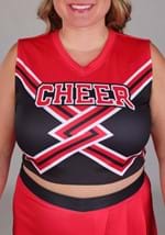 Women's Red Cheerleader Costume Alt 1