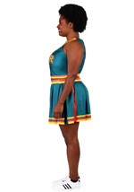 Plus Size Green Cheerleader Costume for Women Alt 2