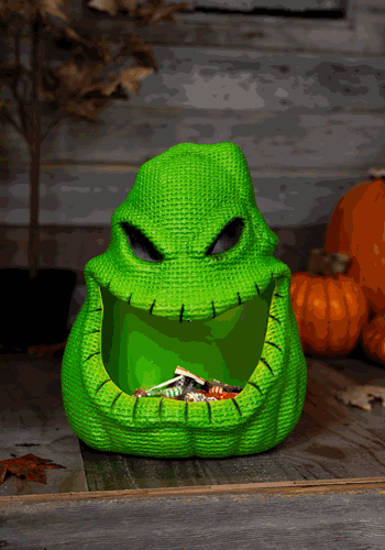 Disney Oogie Boogie Light Sound Candy Bowl Decoration