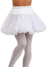 Adult White Petticoat