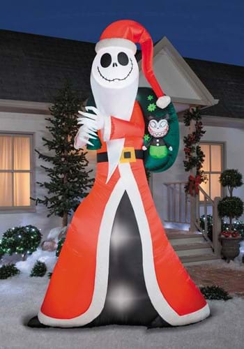 Disney Jack Skellington Sandy Claws Inflatable