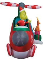 Animated Grinch in Helicopter Inflatable Alt 2