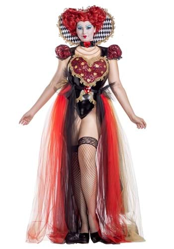 Plus Size Sexy Heartthrob Queen Costume for Women