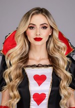 Women's Crimson Queen of Hearts Costume Alt 2