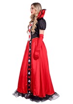 Women's Crimson Queen of Hearts Costume Alt 6
