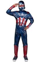Mens Deluxe Sam Wilson Captain America Costume Alt 3