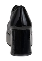 Mens Patent Black Disco Pimp Shoes Alt 5