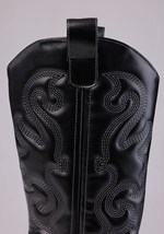 Men's Black Cowboy Costume Boots