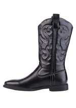Men's Black Cowboy Costume Boots
