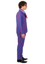 Adult Purple Striped 60's Swinger Costume Alt 6