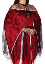 Adult Black Sheer Cobweb Costume Cape Alt 1