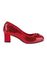 Women's Red Sequin Shoe Alt 1