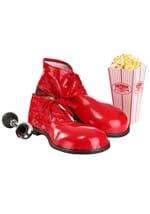 Adult Red Jumbo Clown Costume Shoes Alt 1