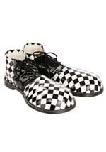 Adult Checkered Jumbo Clown Costume Shoes