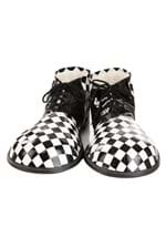 Adult Checkered Jumbo Clown Costume Shoes Alt 1