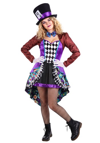 Womens Deluxe Raving Mad Hatter Costume