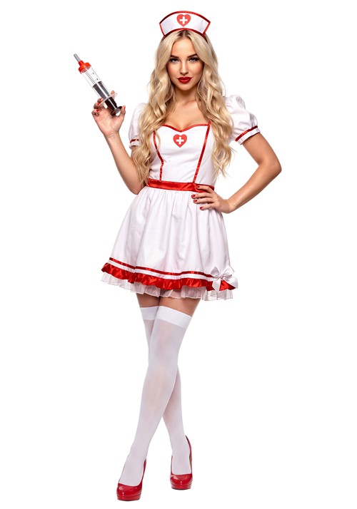Adult Flirty Night Nurse Costume
