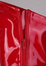 Women's Red Patent Thigh High Boots Alt 5