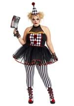 Womens Plus Twisted Clown Costume