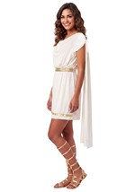 Women's Regal Toga Costume Alt 8