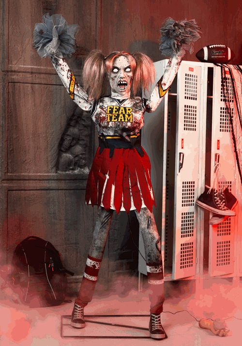 Dead Squad Debbie Zombie Cheerleader Animatronic