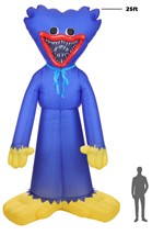 25 Ft. Inflatable Huggy Wuggy Decoration Alt 1