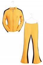 Womens Yellow Ninja Assassin Costume Alt 1