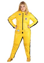 Women's Yellow Leather Ninja Assassin Costume Alt 4