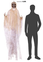 6.5 Ft. Eerie Elmore Hanging Ghost Decoration Alt 4