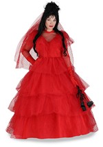 Premium Plus Size Lydia Deetz Wedding Dress Costume Alt 1