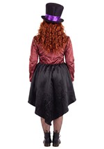 Plus Deluxe Raving Mad Hatter Costume for Women Alt 1