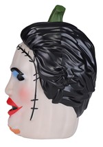 Realistic Pretty Woman Leatherface Pumpkin Decoration Alt 5